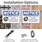 Signmission Wheels Must Be Chocked Before Loading OSHA Notice Sign, Plastic, 10in W x 7in L, 2PK OS-2PACK-NS-P-710-L-16906 - alternate 3